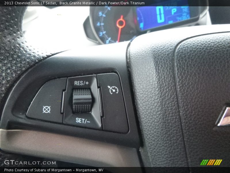 Black Granite Metallic / Dark Pewter/Dark Titanium 2013 Chevrolet Sonic LT Sedan