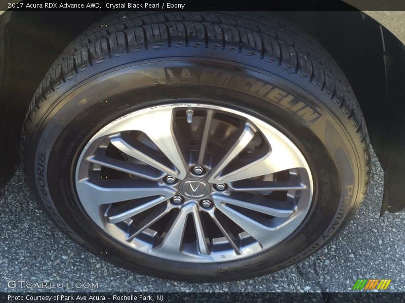 Crystal Black Pearl / Ebony 2017 Acura RDX Advance AWD