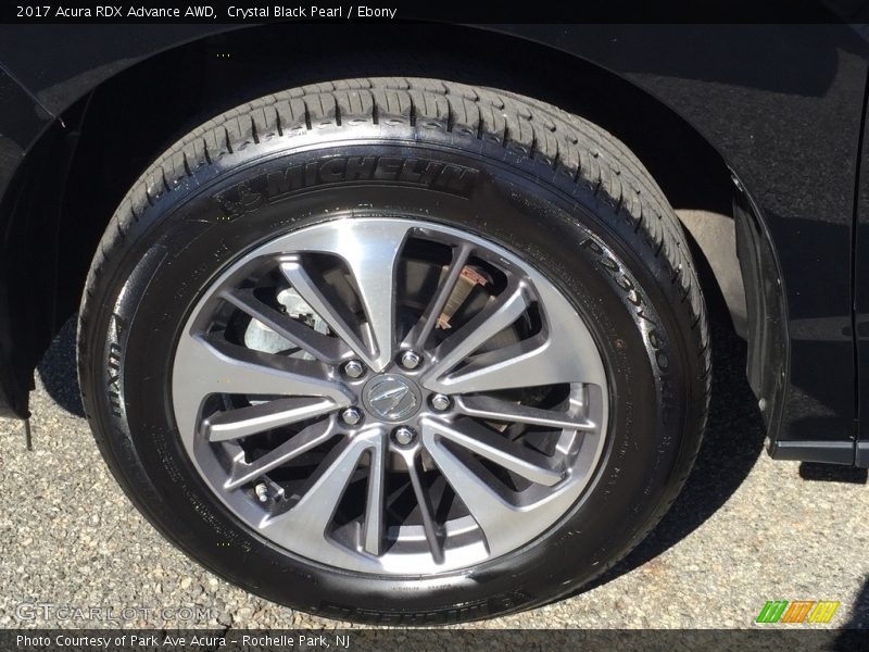 Crystal Black Pearl / Ebony 2017 Acura RDX Advance AWD