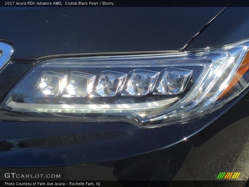 Crystal Black Pearl / Ebony 2017 Acura RDX Advance AWD