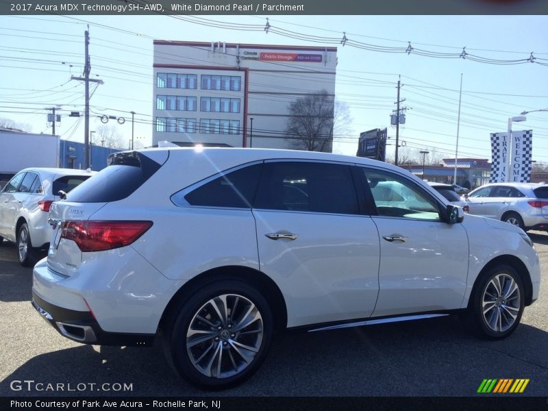 White Diamond Pearl / Parchment 2017 Acura MDX Technology SH-AWD