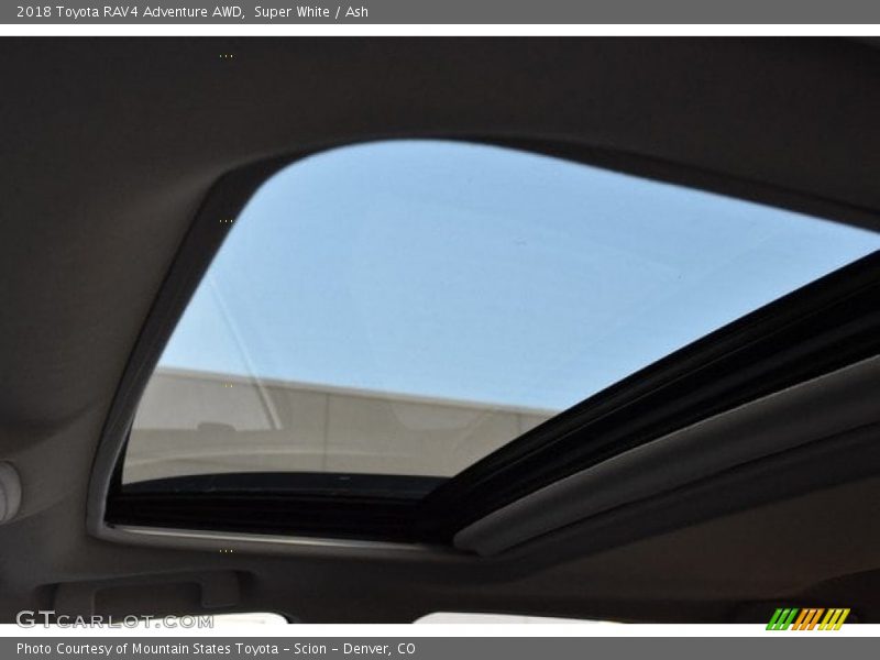 Super White / Ash 2018 Toyota RAV4 Adventure AWD