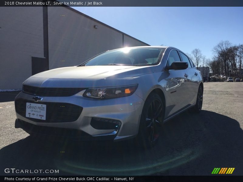 Silver Ice Metallic / Jet Black 2018 Chevrolet Malibu LT