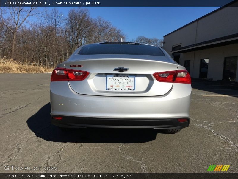 Silver Ice Metallic / Jet Black 2018 Chevrolet Malibu LT
