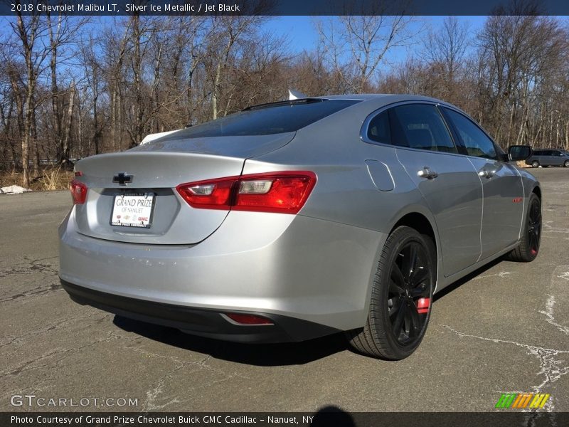 Silver Ice Metallic / Jet Black 2018 Chevrolet Malibu LT