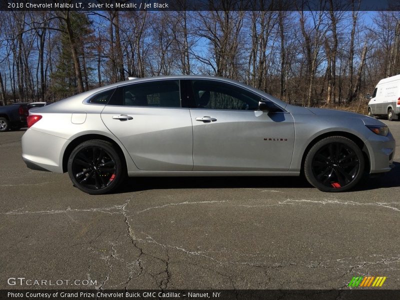 Silver Ice Metallic / Jet Black 2018 Chevrolet Malibu LT