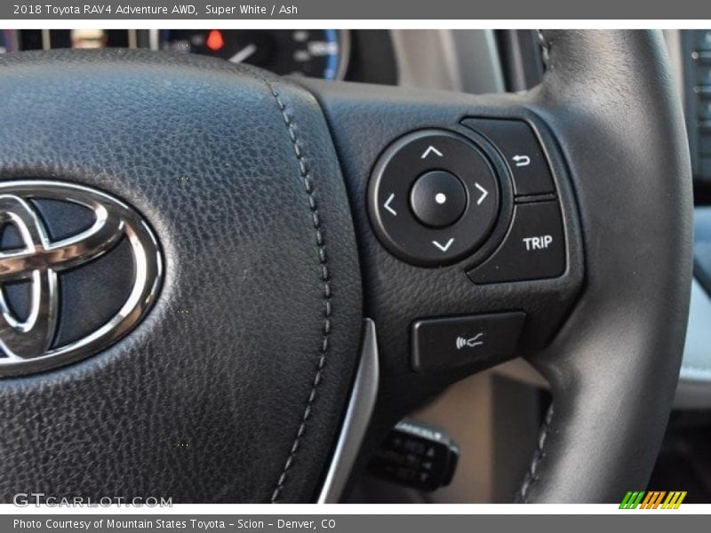 Super White / Ash 2018 Toyota RAV4 Adventure AWD