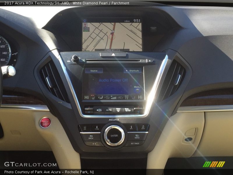 White Diamond Pearl / Parchment 2017 Acura MDX Technology SH-AWD