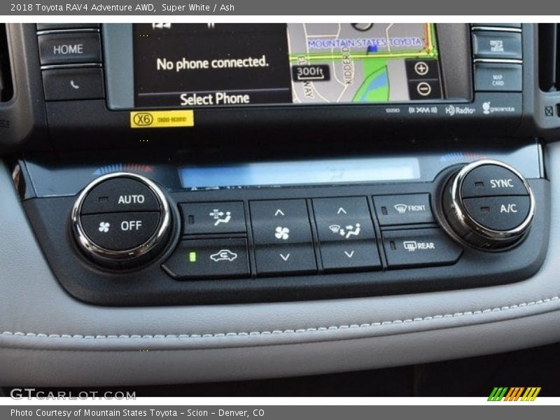 Super White / Ash 2018 Toyota RAV4 Adventure AWD
