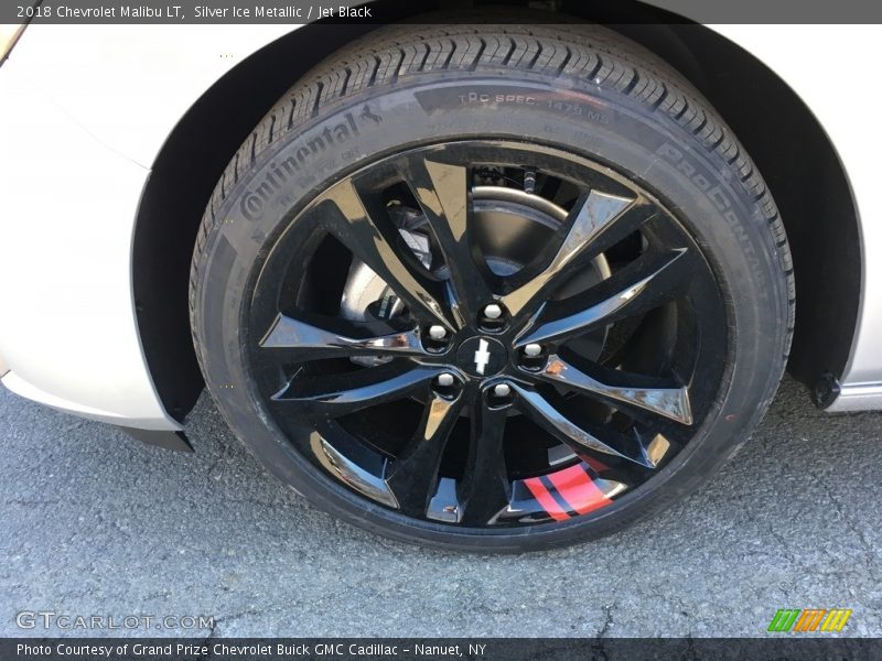 Silver Ice Metallic / Jet Black 2018 Chevrolet Malibu LT