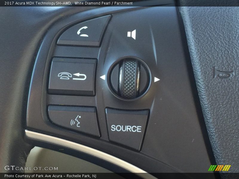 White Diamond Pearl / Parchment 2017 Acura MDX Technology SH-AWD