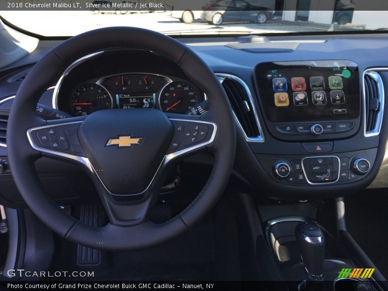 Silver Ice Metallic / Jet Black 2018 Chevrolet Malibu LT