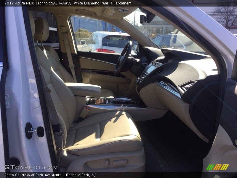 White Diamond Pearl / Parchment 2017 Acura MDX Technology SH-AWD