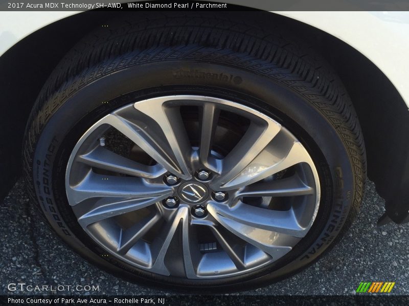 White Diamond Pearl / Parchment 2017 Acura MDX Technology SH-AWD