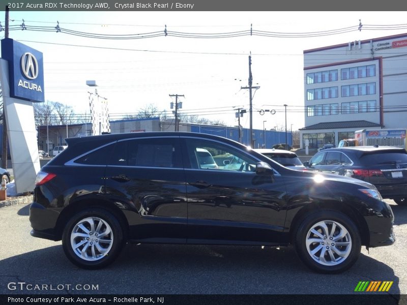 Crystal Black Pearl / Ebony 2017 Acura RDX Technology AWD
