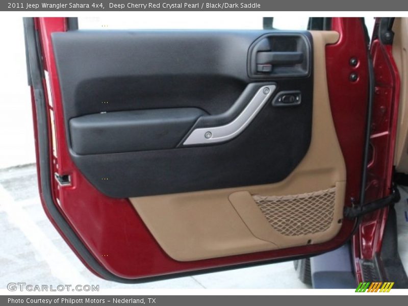 Deep Cherry Red Crystal Pearl / Black/Dark Saddle 2011 Jeep Wrangler Sahara 4x4