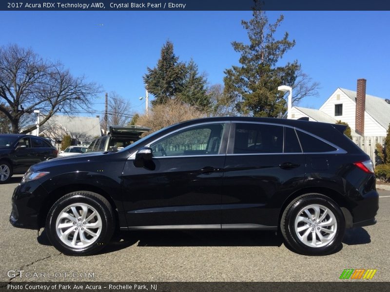 Crystal Black Pearl / Ebony 2017 Acura RDX Technology AWD