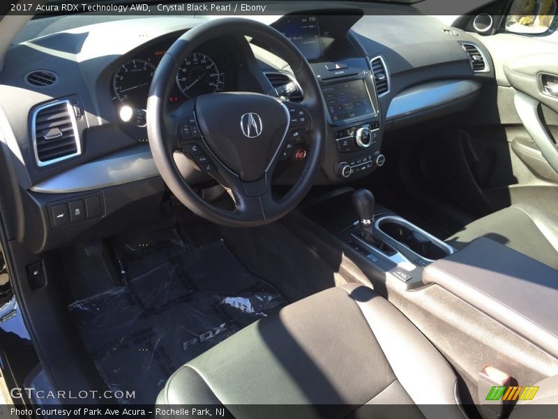 Crystal Black Pearl / Ebony 2017 Acura RDX Technology AWD