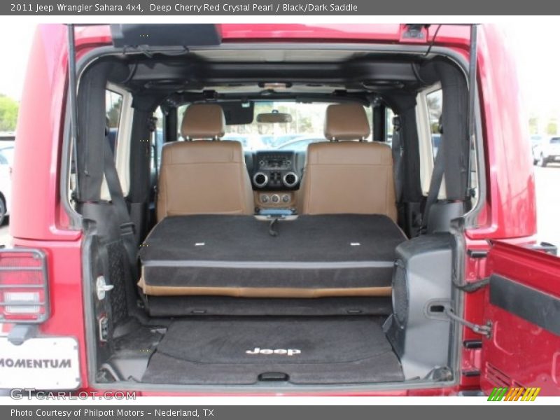 Deep Cherry Red Crystal Pearl / Black/Dark Saddle 2011 Jeep Wrangler Sahara 4x4