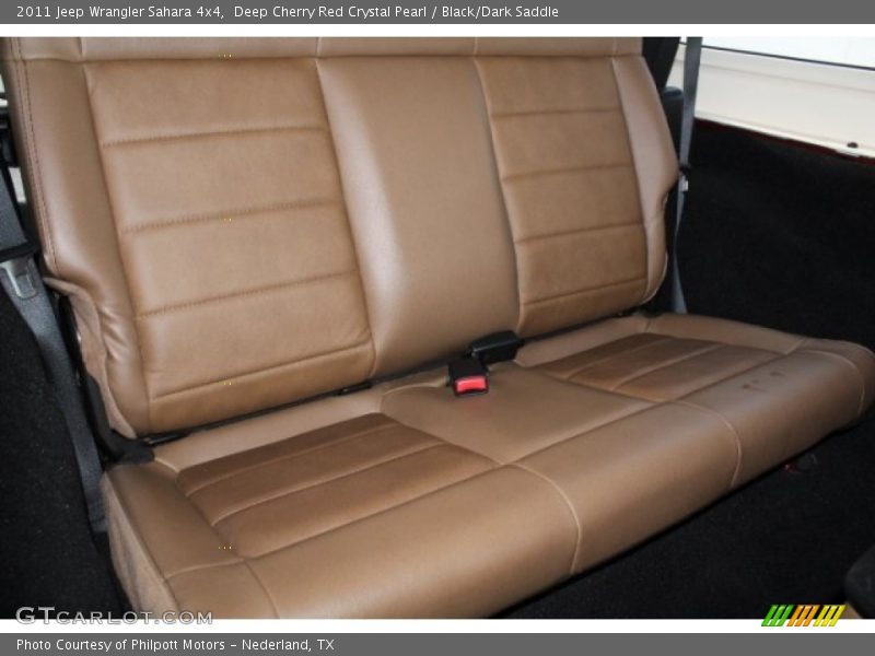 Deep Cherry Red Crystal Pearl / Black/Dark Saddle 2011 Jeep Wrangler Sahara 4x4