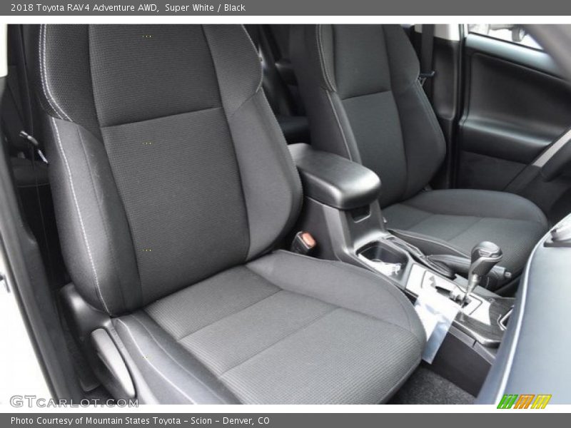 Super White / Black 2018 Toyota RAV4 Adventure AWD