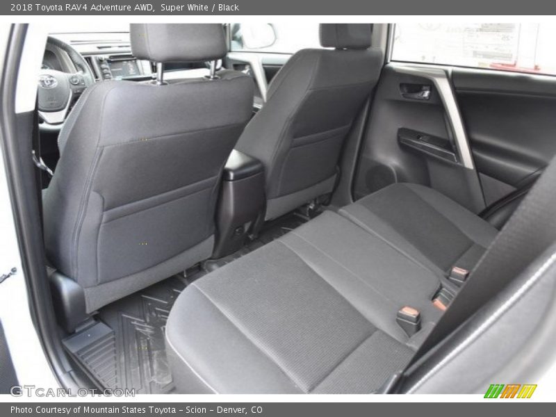 Super White / Black 2018 Toyota RAV4 Adventure AWD