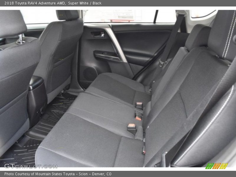 Super White / Black 2018 Toyota RAV4 Adventure AWD