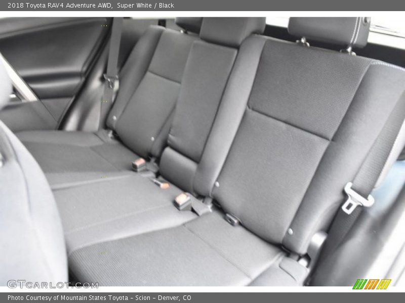 Super White / Black 2018 Toyota RAV4 Adventure AWD