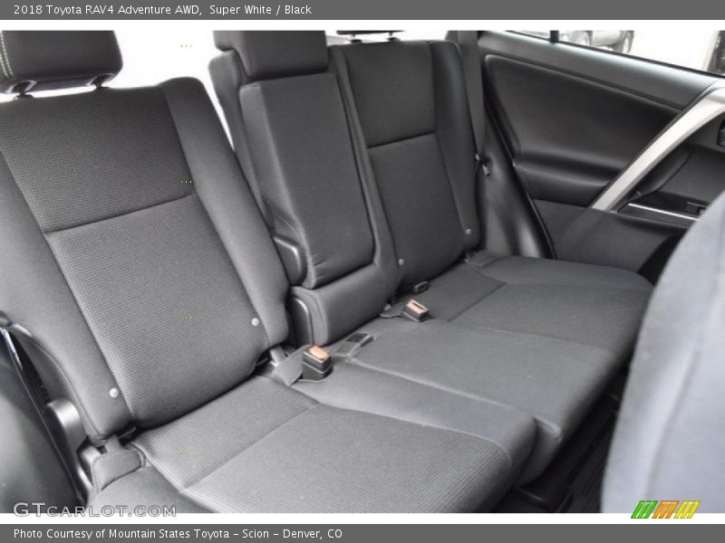 Super White / Black 2018 Toyota RAV4 Adventure AWD