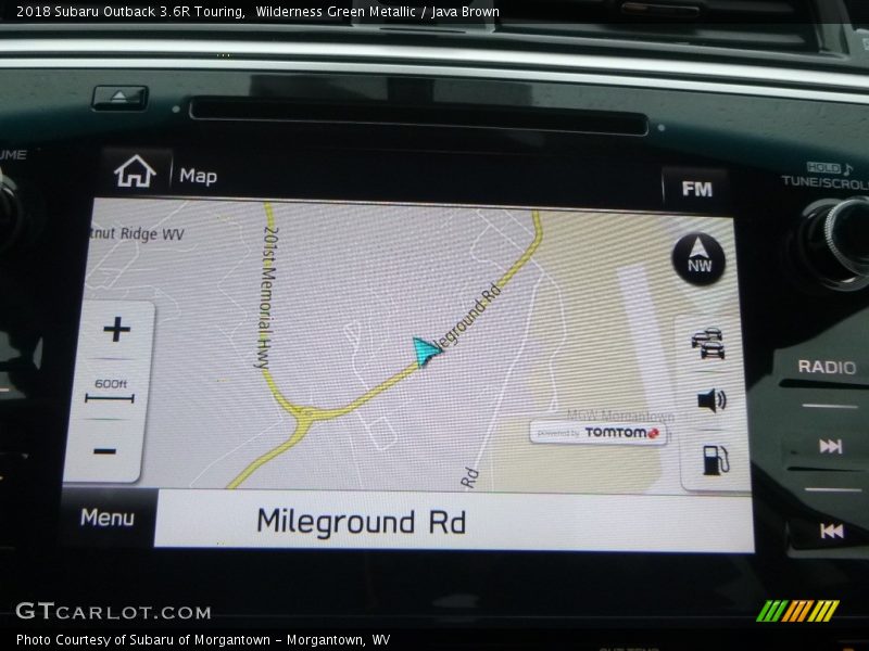 Navigation of 2018 Outback 3.6R Touring