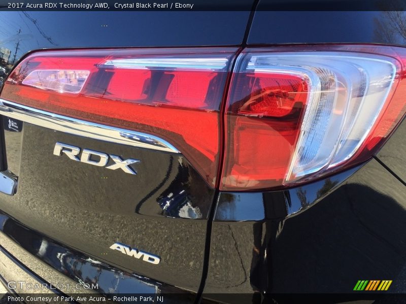 Crystal Black Pearl / Ebony 2017 Acura RDX Technology AWD