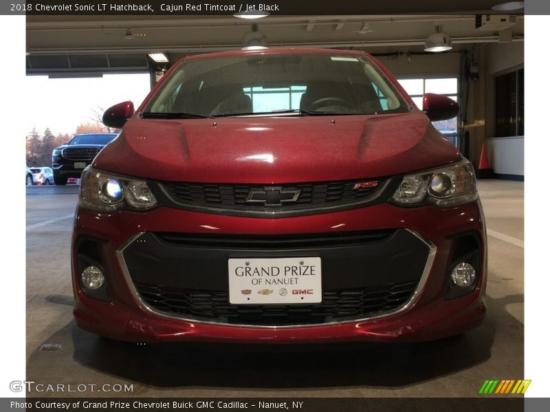 Cajun Red Tintcoat / Jet Black 2018 Chevrolet Sonic LT Hatchback