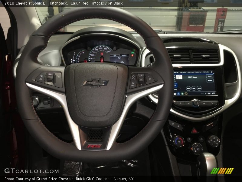 Cajun Red Tintcoat / Jet Black 2018 Chevrolet Sonic LT Hatchback