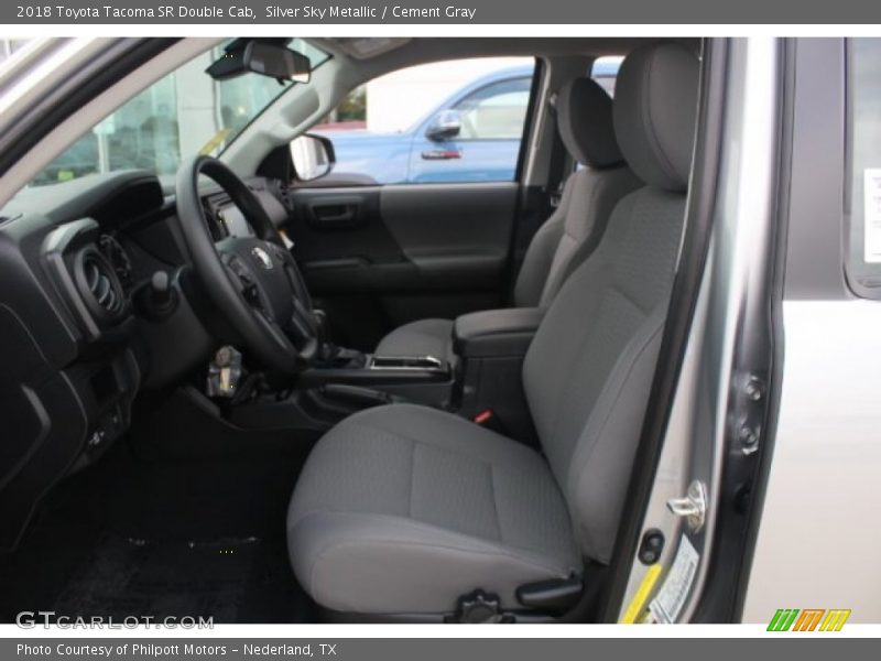 Front Seat of 2018 Tacoma SR Double Cab