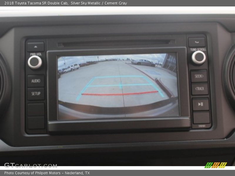 Silver Sky Metallic / Cement Gray 2018 Toyota Tacoma SR Double Cab