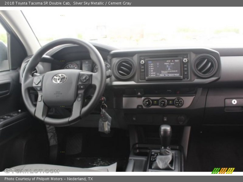Dashboard of 2018 Tacoma SR Double Cab