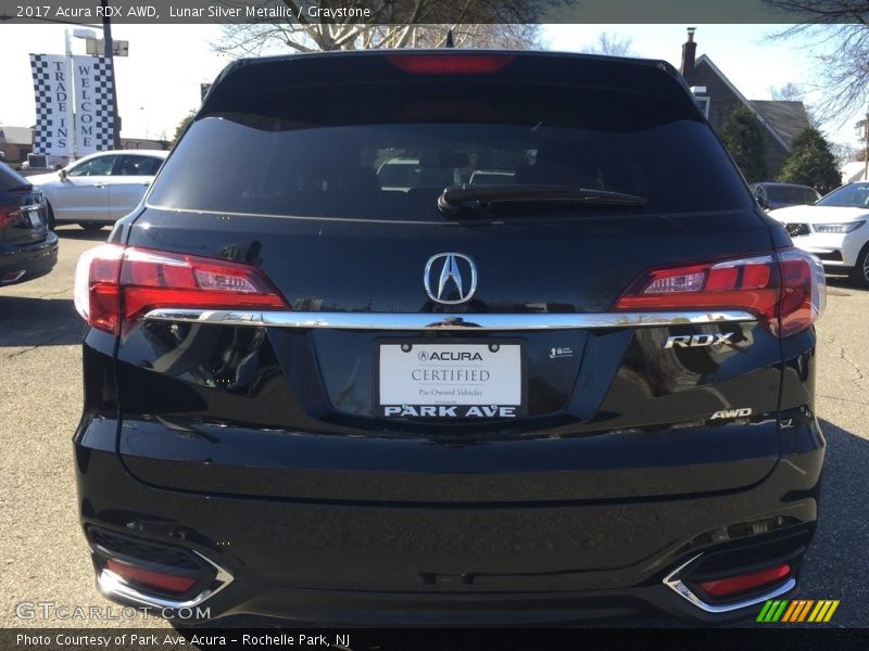 Lunar Silver Metallic / Graystone 2017 Acura RDX AWD