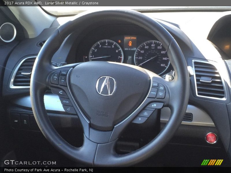 Lunar Silver Metallic / Graystone 2017 Acura RDX AWD