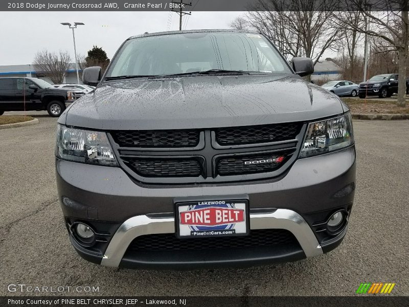 Granite Pearl / Black 2018 Dodge Journey Crossroad AWD