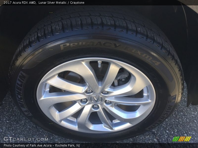Lunar Silver Metallic / Graystone 2017 Acura RDX AWD