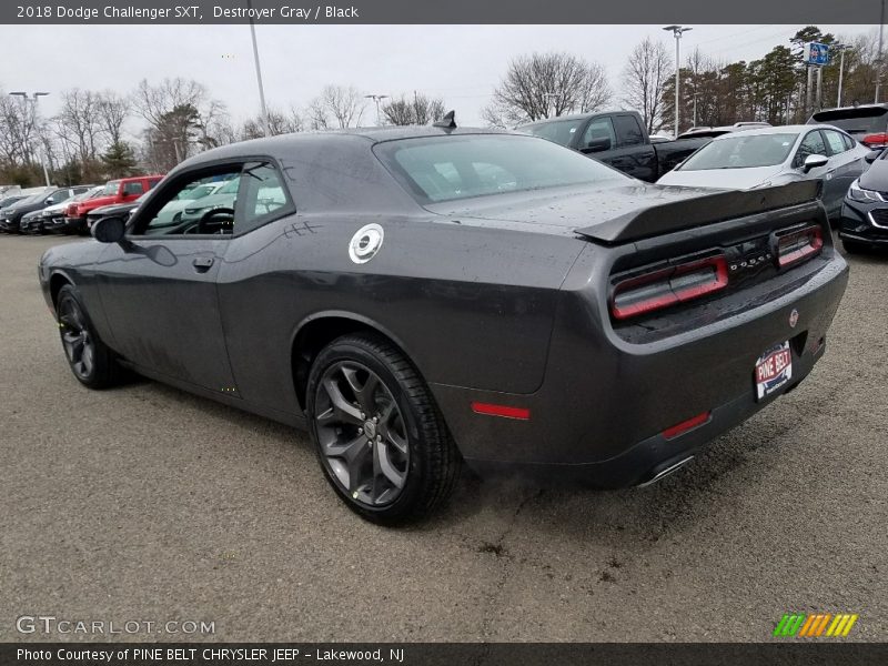 Destroyer Gray / Black 2018 Dodge Challenger SXT