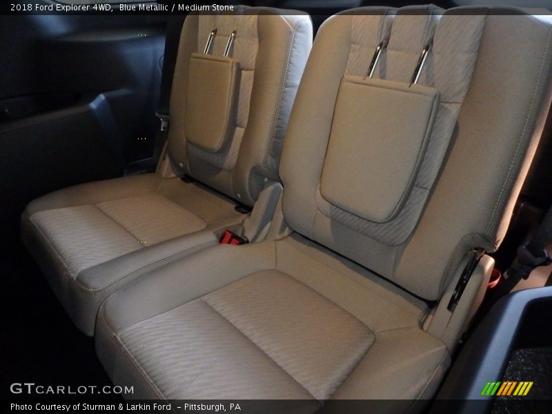 Blue Metallic / Medium Stone 2018 Ford Explorer 4WD