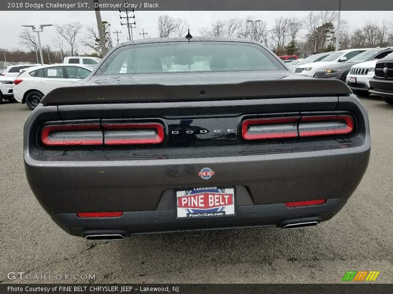 Destroyer Gray / Black 2018 Dodge Challenger SXT