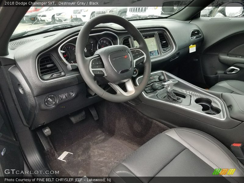 Destroyer Gray / Black 2018 Dodge Challenger SXT