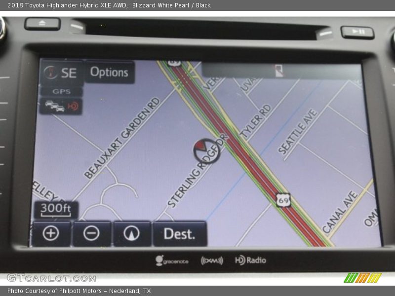 Blizzard White Pearl / Black 2018 Toyota Highlander Hybrid XLE AWD