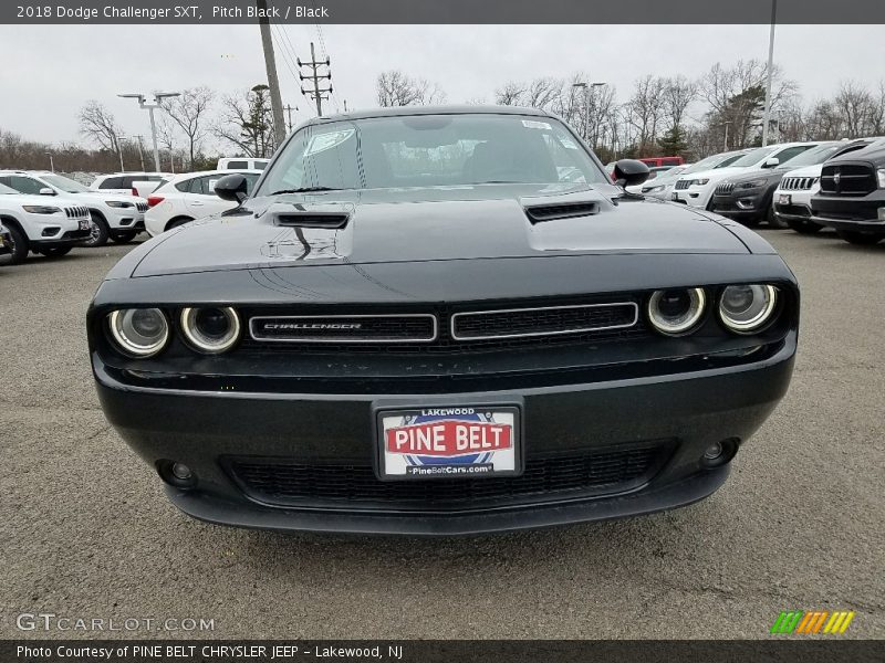 Pitch Black / Black 2018 Dodge Challenger SXT