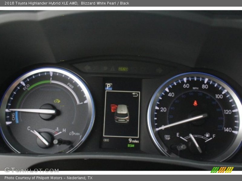  2018 Highlander Hybrid XLE AWD Hybrid XLE AWD Gauges