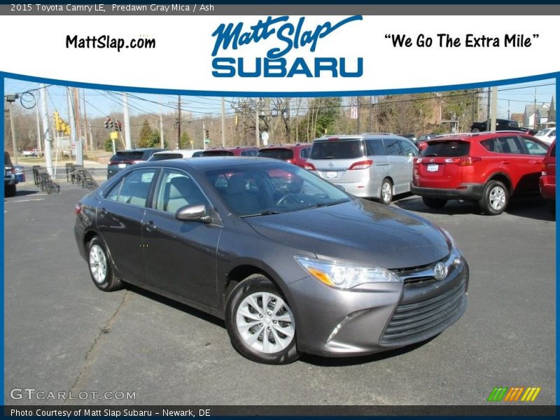 Predawn Gray Mica / Ash 2015 Toyota Camry LE