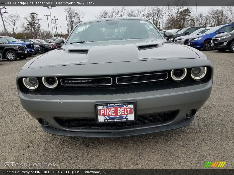 Destroyer Gray / Black 2018 Dodge Challenger SXT