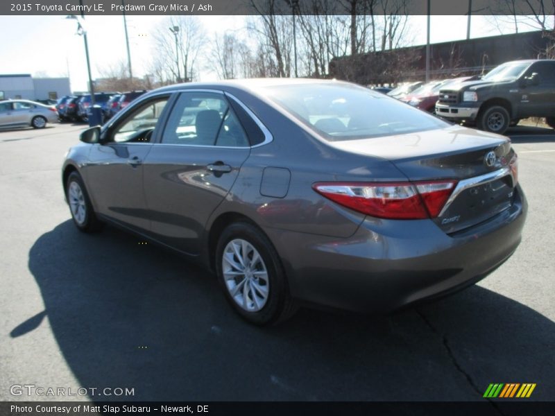 Predawn Gray Mica / Ash 2015 Toyota Camry LE